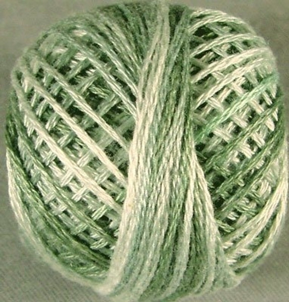 12VA556 Wintergreen Mint Pearl Cotton Size 12 Ball Valdani