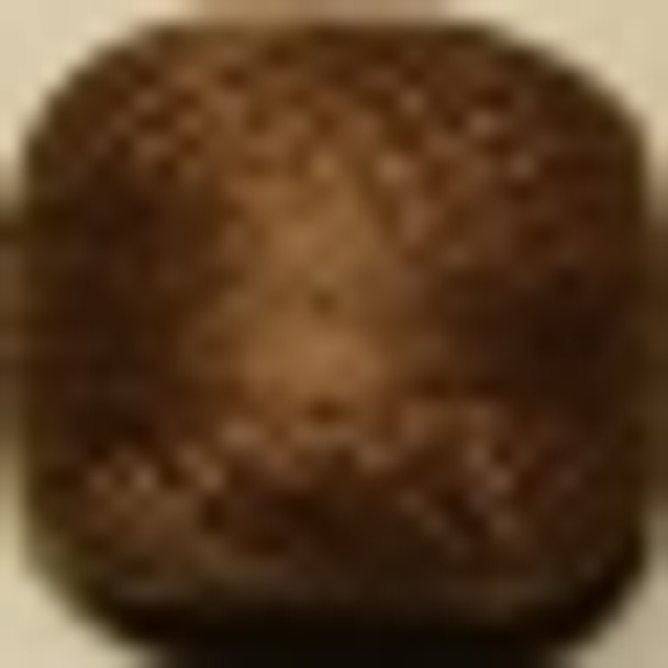 12VAS196 Golden Brown Pearl Cotton Size 12 Solid Ball Valdani