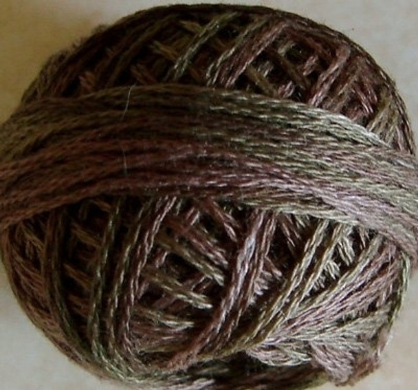 Dried Leaves 8VA574 Pearl Cotton Size 8 Ball Or Skein Valdani