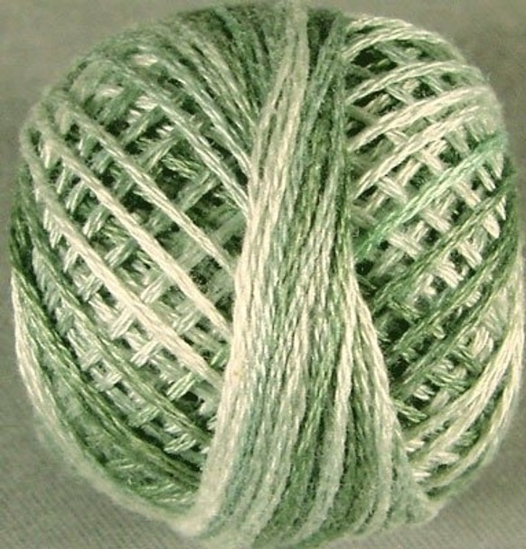 Wintergreen Mint 8VA556 Pearl Cotton Size 8 Ball/Skein Valdani