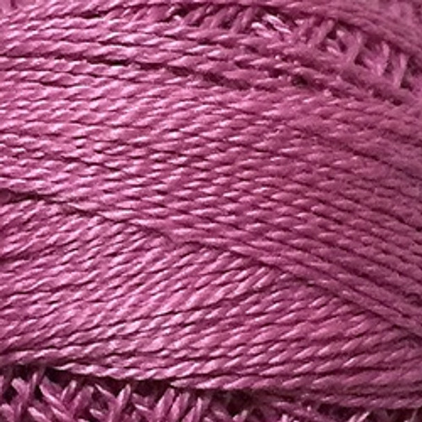 Baby Pink Med Dark 8VAS48 Pearl Cotton Size 8 Solid Ball OrSkein Valdani