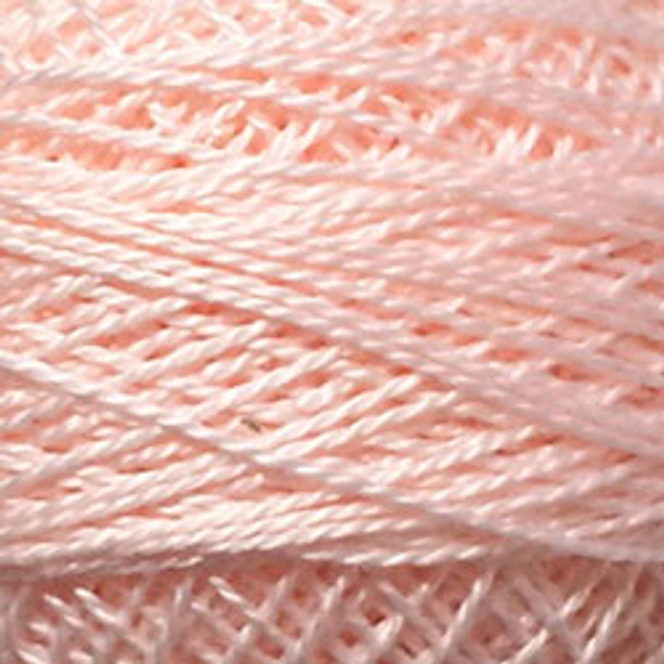 Light Rose 8VAS44 Pearl Cotton Size 8 Solid Ball Or Skein Valdani