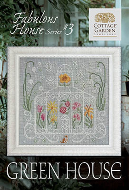 Fabulous House Series 3 - Green House 120w x 120h  by Cottage Garden Samplings 24-1101