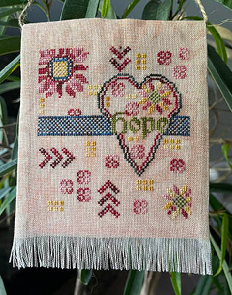 Hopeful Heart Prayer Flag by Jan Hicks Creates 24-1079