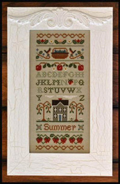Summer Band Sampler 61 x 149 Little House Needleworks  12-1599