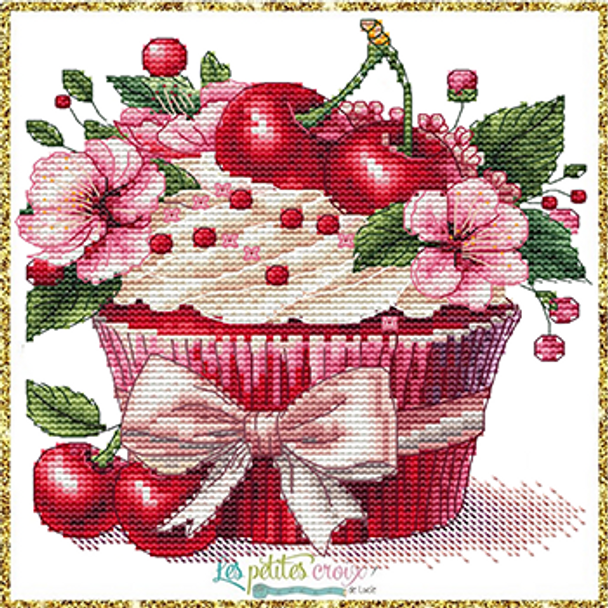 Cherish Cupcake by Les Petites Croix De Lucie 24-1576