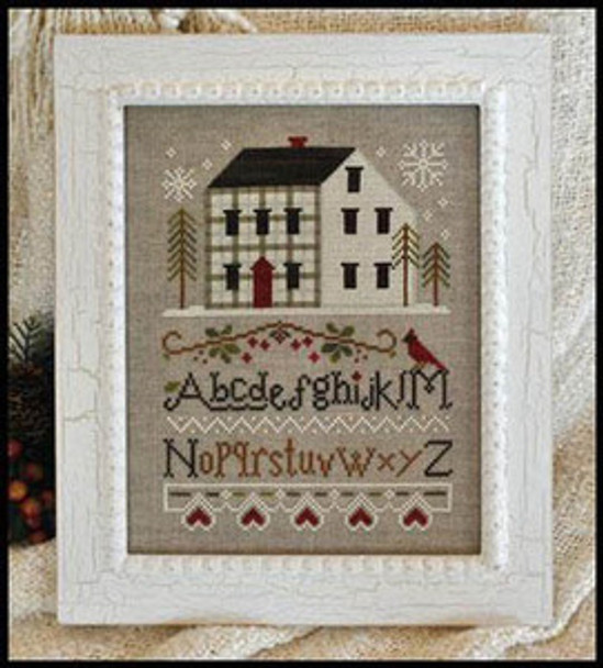 Winter Plaid Size: 95x124 Little House Needleworks  12-2633 YT