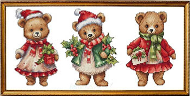 Christmas Bears by Les Petites Croix De Lucie 23-3309