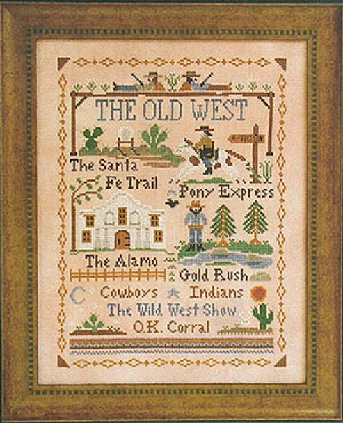 Old West, The by Little House Needleworks 07-1073