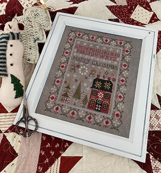 Merry Christmas Sampler SaddleStitched Booklet by Pansy Patch Quilts & Stitchery 23-3296