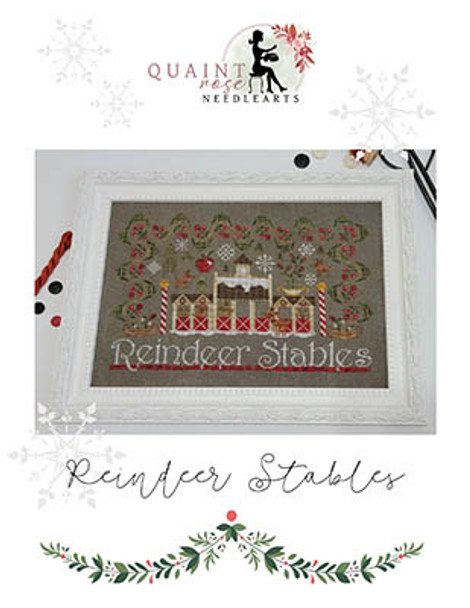 Reindeer Stables by Quaint Rose Needle Arts 24-1209