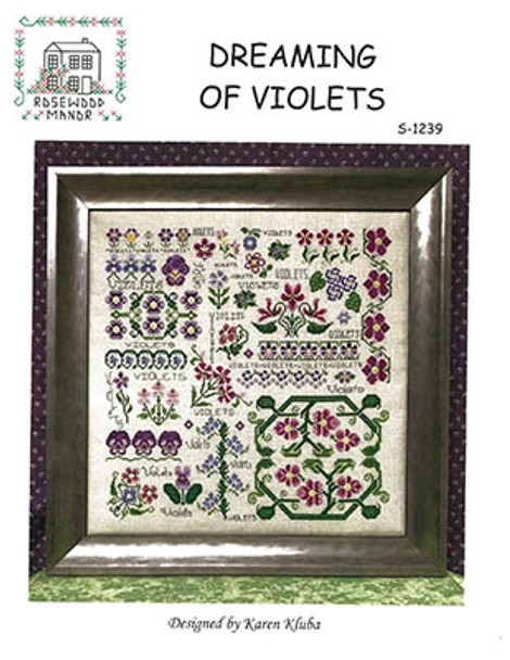 Dreaming Of Violets 198w x 198h by Rosewood Manor Designs 23-3158