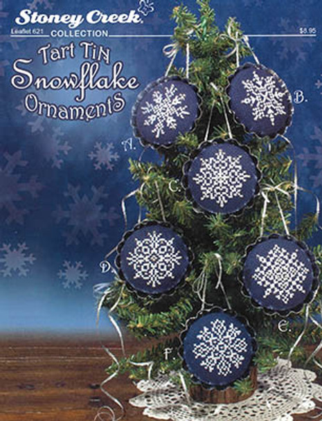 Tart Tin Snowflake Ornaments 29w x 29h Each by Stoney Creek Collection 23-3310
