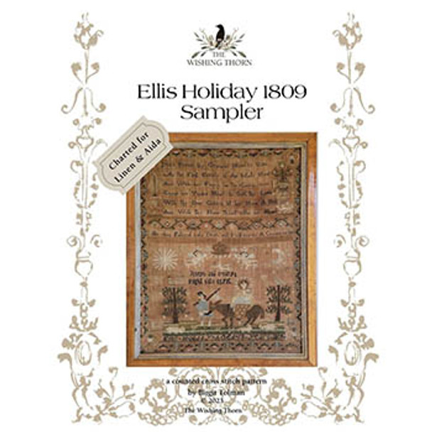 Ellis Holiday Sampler 1809 by Wishing Thorn 24-1014