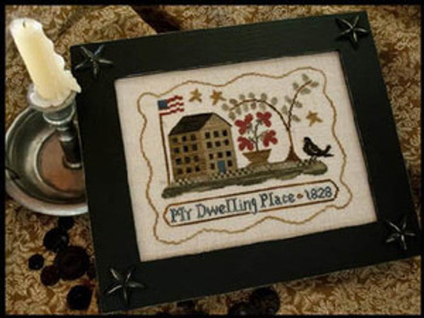My Dwelling Place 138 x 112 Little House Needleworks  11-2131
