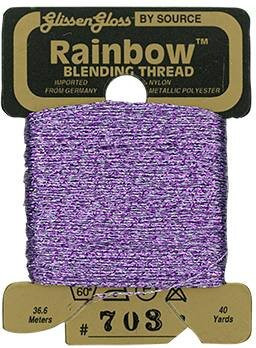 R703 Lavender Glissen Gloss Rainbow Blending Thread