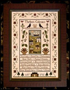 Thirteen Colonies 173 x 253 Little House Needleworks  11-1472