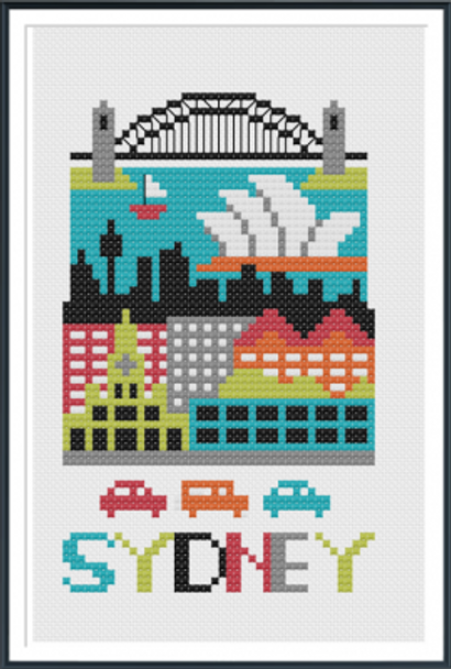 Sydney Stitches: Cross Stitch Tiny Modernist Inc TMR101