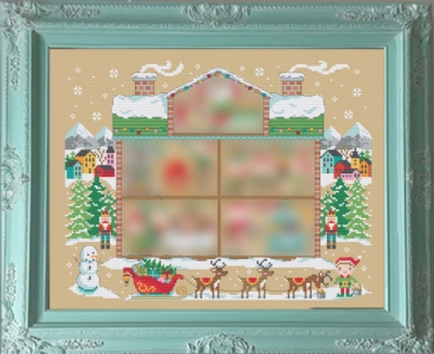 Room Holiday Mystery Series Santa's House (1/6) 140h x 179w Tiny Modernist Inc 18-2497 YT TMR158