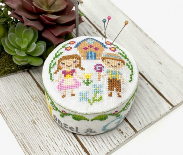 Fairy Tale Pin Cushion Hansel & Gretel (8/12) 47w x 47h by Tiny Modernist Inc 21-1992 YT TMR308