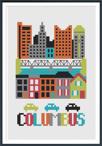 Columbus Stitches used: Cross Stitch by Tiny Modernist Inc TMR87