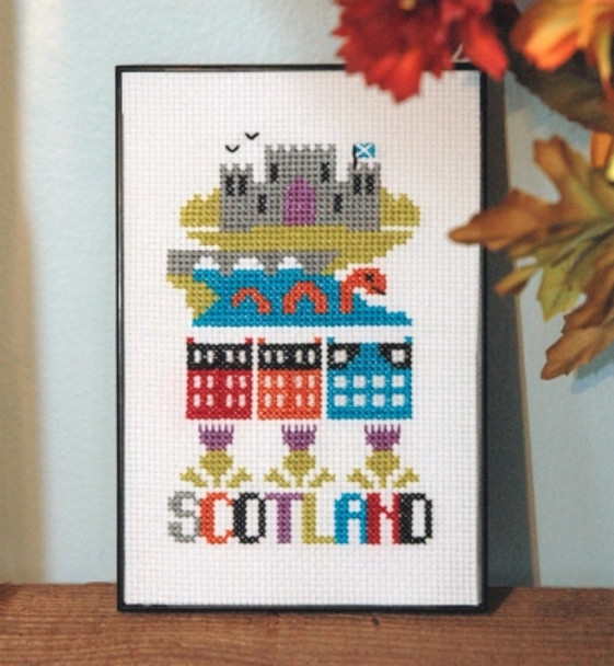 Scotland Stitches used: Cross Stitch by Tiny Modernist Inc TMR98