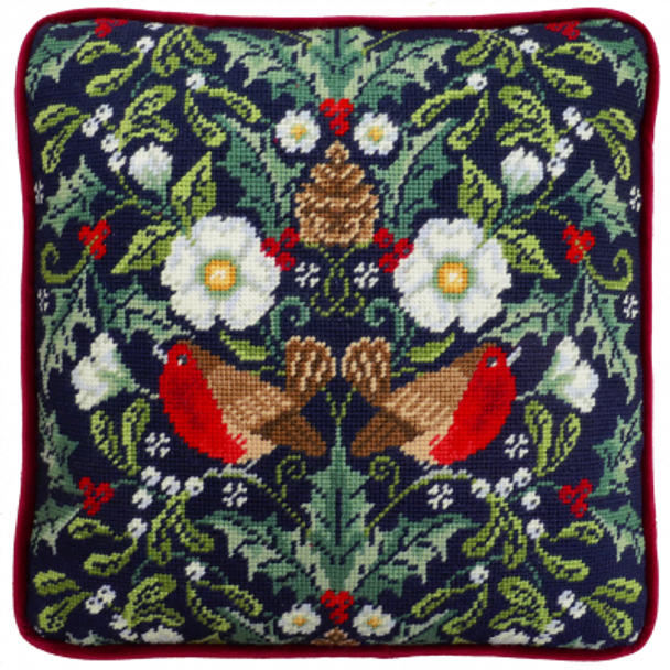 BTTKTB4 Winter Robins Tapestry by Karen Tye Bentley BOTHY THREADS Counted Cross Stitch KIT