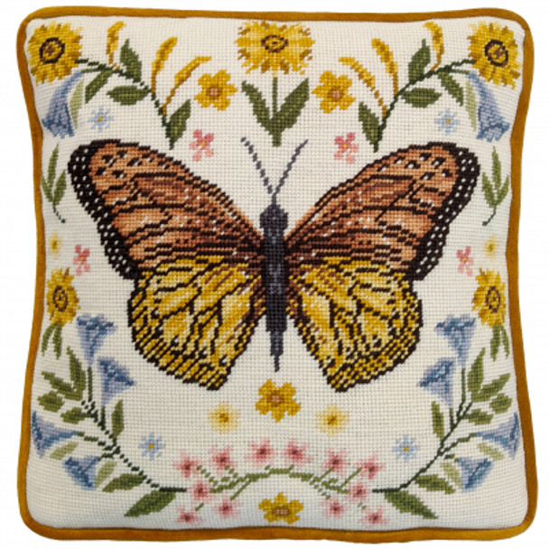 BTTAP13 Botanical Butterfly Tapestry - Botanicals Tapestry by Jade Mosinski BOTHY THREADS Needlepoint KIT