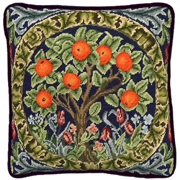 BTTAC22 Orange Tree - Arts & Crafts by William Morris BOTHY THREADS Needlepoint KIT