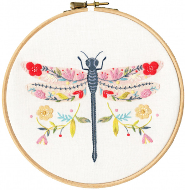 BTEPO2 Dragonfly - Pollen by Ally Gore BOTHY THREADS Embroidery Kit