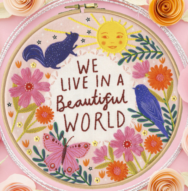 BTELFW2 Beautiful World - Sew Happy Collection by Lee Foster-Wilson BOTHY THREADS Embroidery Kit