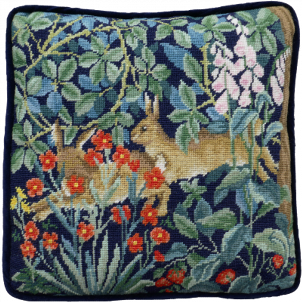 BTTAC16 Greenery Hares Tapestry by Henry Dearle BOTHY THREADS Needlepoint KIT