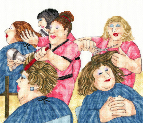 BTXBC10 Hair With Flair by Beryl Cook BOTHY THREADS Cross Stitch KIT