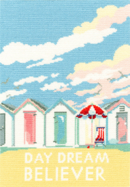 BTXBET2 Vintage Beach Huts by Becky Bettesworth BOTHY THREADS Counted Cross Stitch KIT