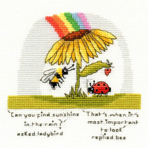 BTXETE2  Finding Sunshine - Ladybird and Bee by Eleanor Teasdale Bothy Threads Counted Cross Stitch KIT