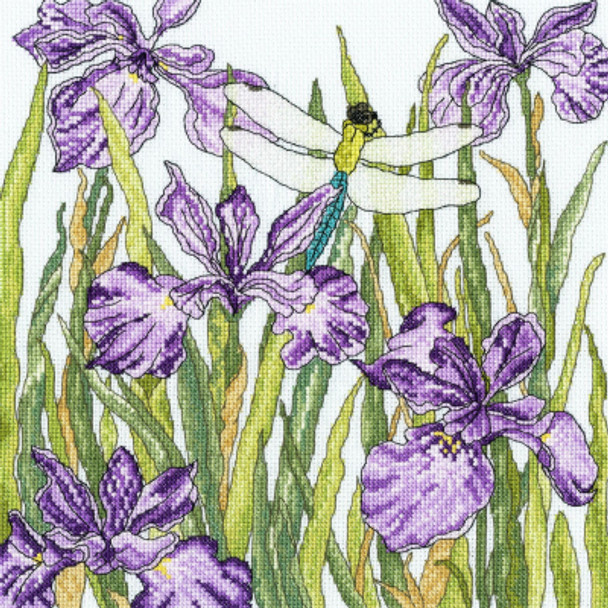 BTXFY3 Iris Garden by Fay Miladowska Bothy Threads Counted Cross Stitch KIT