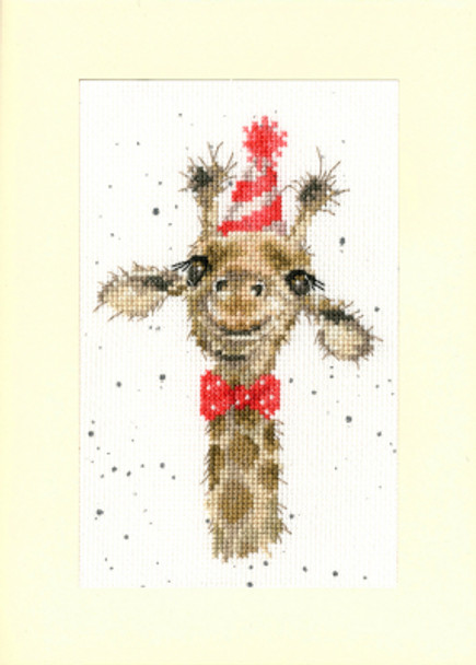 BTXGC30 I'm Just Here For The Cake by Hannah Dale Greeting Card  BOTHY THREADS Counted Cross Stitch KIT