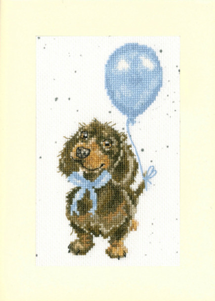 BTXGC33 Welcome Little Sausage by Hannah Dale BOTHY THREADS Counted Cross Stitch KIT