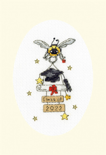 BTXGC35 Could Not Bee Prouder by Eleanor Teasdale Greeting Card BOTHY THREADS Counted Cross Stitch KIT