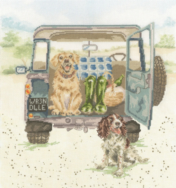 BTXHD126 Paws For A Picnic - Wrendale Designs by Hannah Dale BOTHY THREADS Counted Cross Stitch KIT
