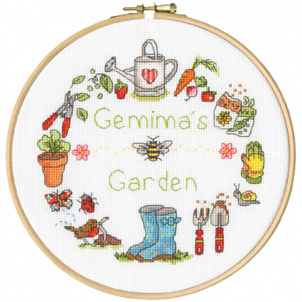 BTXHS14 My Garden - Hobbies by Helen Smith Bothy Threads Counted Cross Stitch KIT