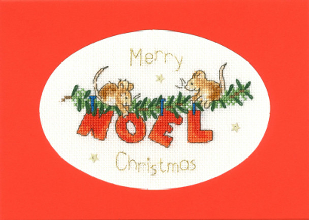 BTXMAS39 The First Noel by Margaret Sherry Christmas Card Bothy Threads Counted Cross Stitch KIT