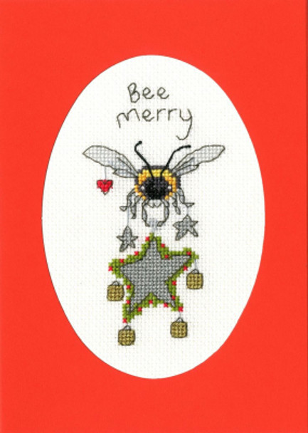 BTXMAS45 Bee Merry Eleanor Teasdale Bothy Threads Counted Cross Stitch KIT