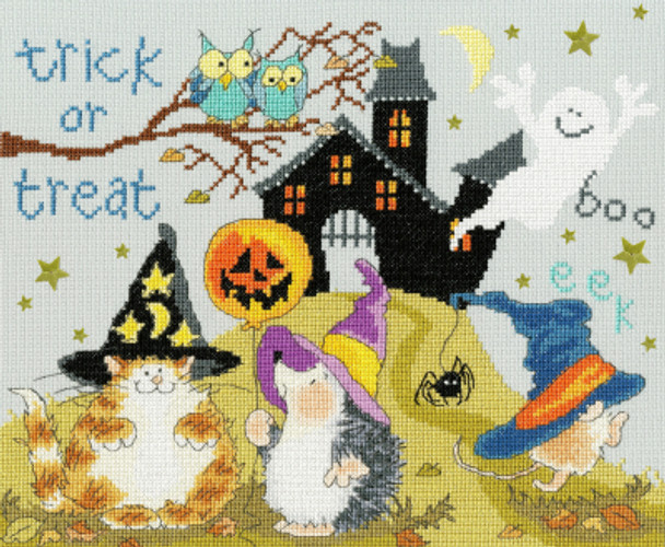 BTXMS29 Trick or Treat by Margaret Sherry Bothy Threads Counted Cross Stitch KIT