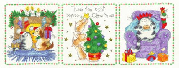 BTXMS36 Twas The Night Before Christmas - The Margaret Sherry Collection Bothy Threads Counted Cross Stitch KIT