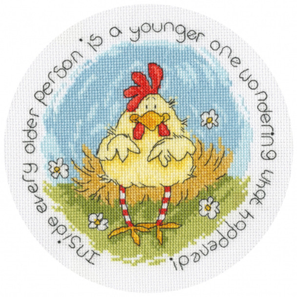 BTXMS39 Spring Chicken by Margaret Sherry Bothy Threads Counted Cross Stitch KIT