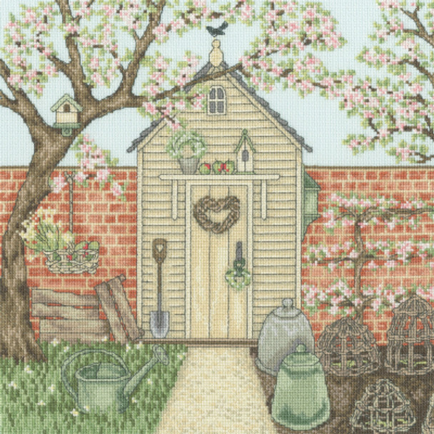 BTXSS19 Potting Shed - A Country Estate Sally Swannell Bothy Threads Counted Cross Stitch KIT