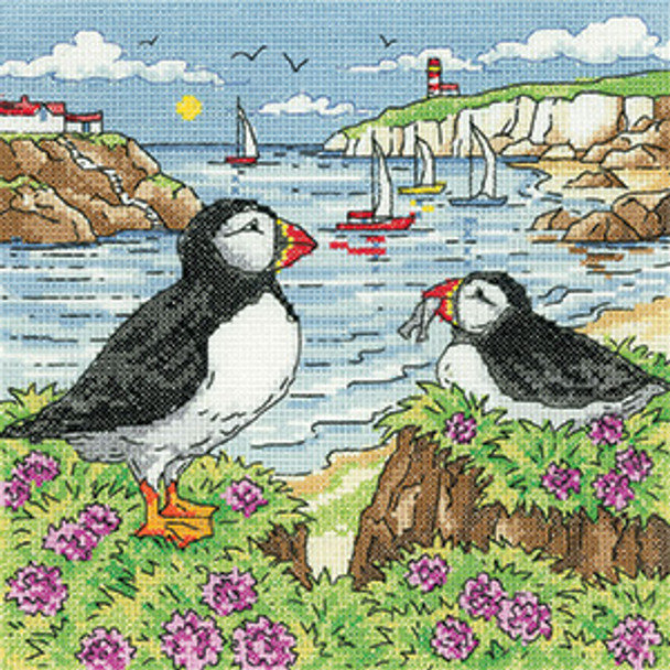 HCK1610A Puffin Shore - By the Sea Heritage Crafts Kit