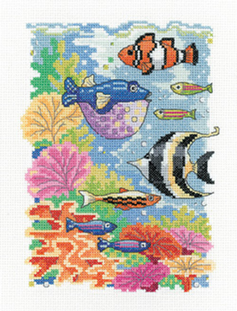 HCK1629A Tropical Fish The Karen Carter Collection Heritage Crafts Kit