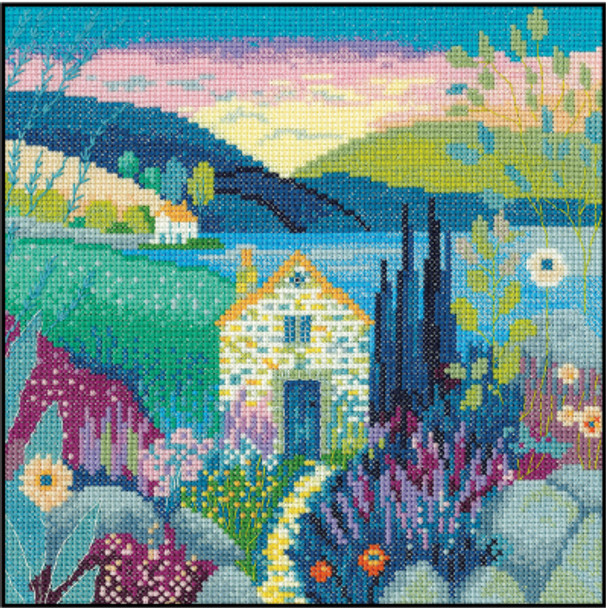 HCK1708 Peaceful Retreat - Mel's Stitches by Mel Rodicq Heritage Crafts Kit